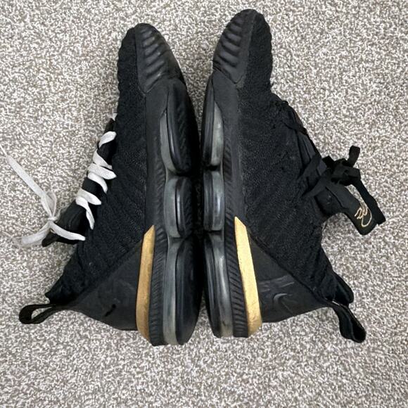 Men\'s Nike Black & Gold LeBron 16 I\'m King Basketball Shoes Size 11 BQ5969-007 main image 12